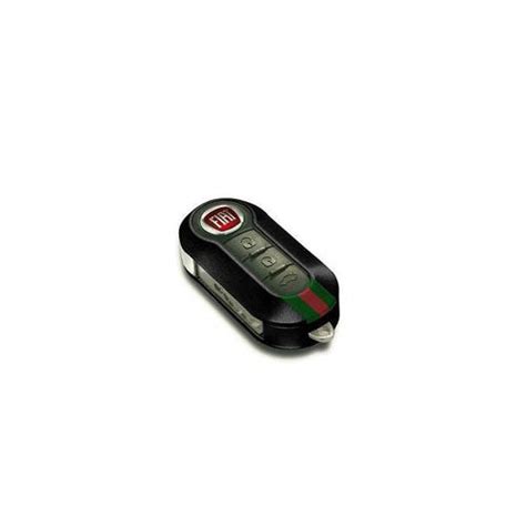 Fiat 500 Gucci Key Cover Black Metallic Genuine 71771071 